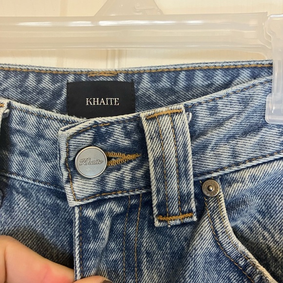 KHAITE High Rise Blue Jeans - Picture 14 of 16